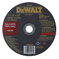 Disco de Corte 7" (180 mm) para Metal Dewalt DW44560